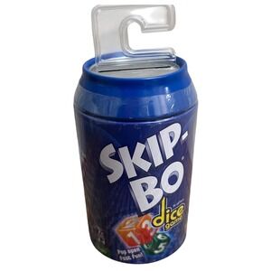 Skip‎ Bo Dice Game Canister Portable Travel Dice Game Fun Family New
